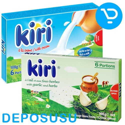 

Keju SPREADABLE KIRI CHEESE CREAM 6 PORTIONS