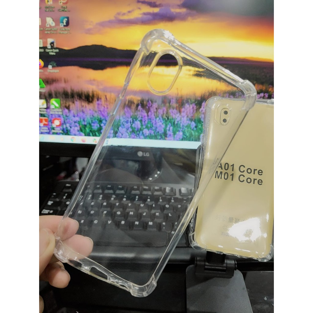 Anti Crack Samsung A01 Core A013F 5.3 inch Soft Case Jelly Tahan Benturan