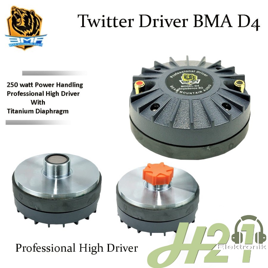 DRIVER TWEETER BMA D4 TWITER BMA D4 ORIGINAL