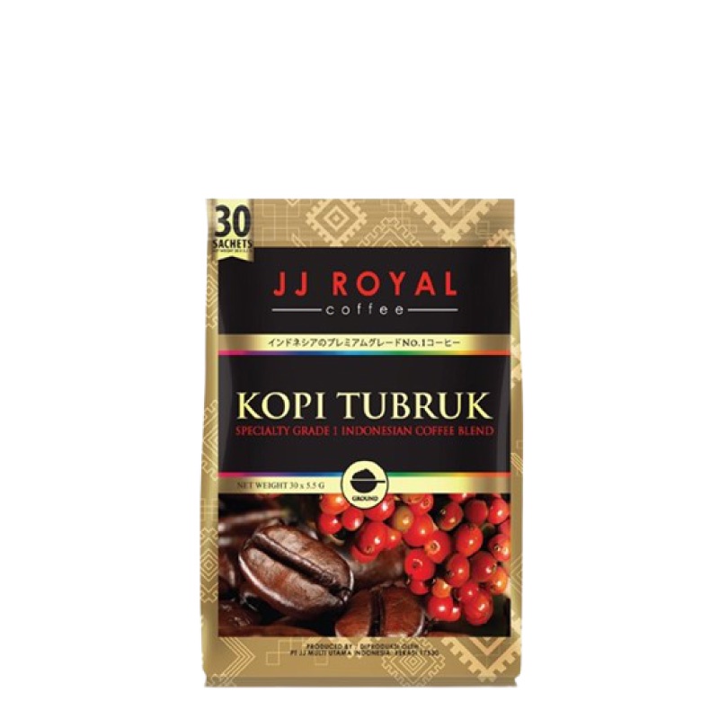 

JJ Royal Coffee Kopi Tubruk Pure Bulk Bag 30 x 5.5 gr