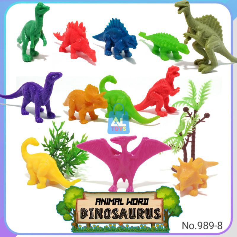 ALToys Mainan Dunia Hewan Dinosaurus Animal Word Hewan Karet