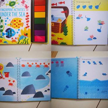 

Limited - USBORNE FINGERPRINT RUBBER STAMP ACTIVITIES BUKU AKTIVITAS ANAK