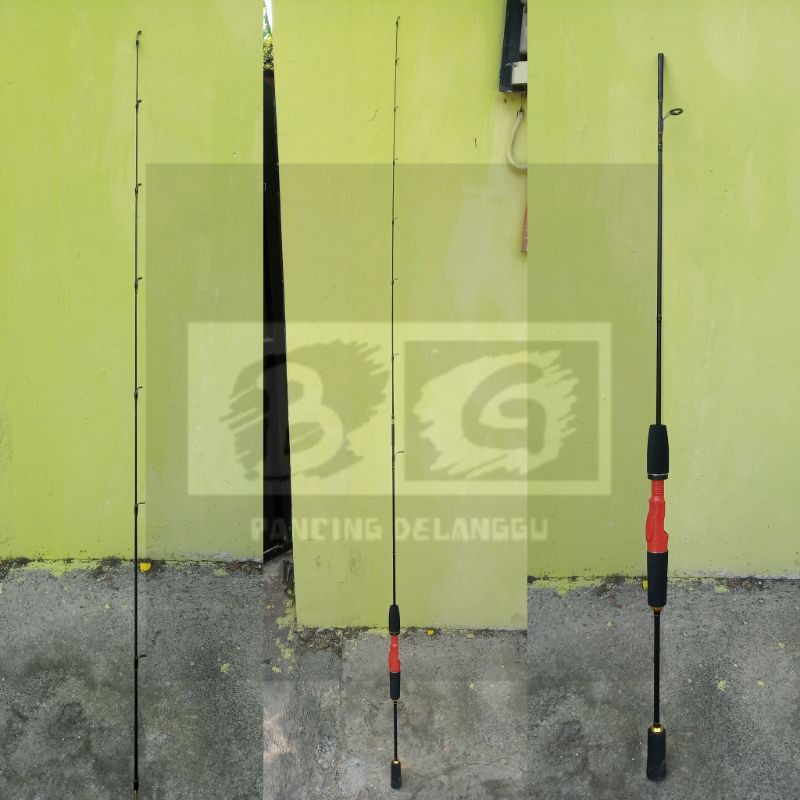 Termurah joran sambung 2 ajiro ultralight carbon 180