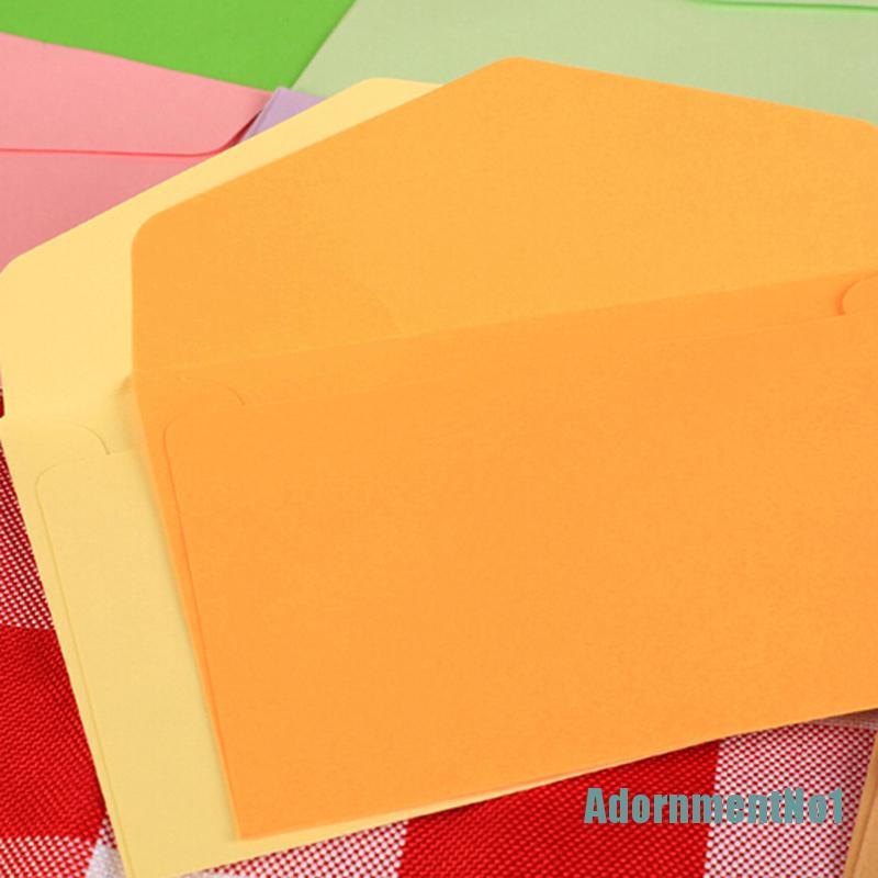 [AdornmentNo1]10pcs Candy colors postcard wedding invitation envelope small paper envelopes