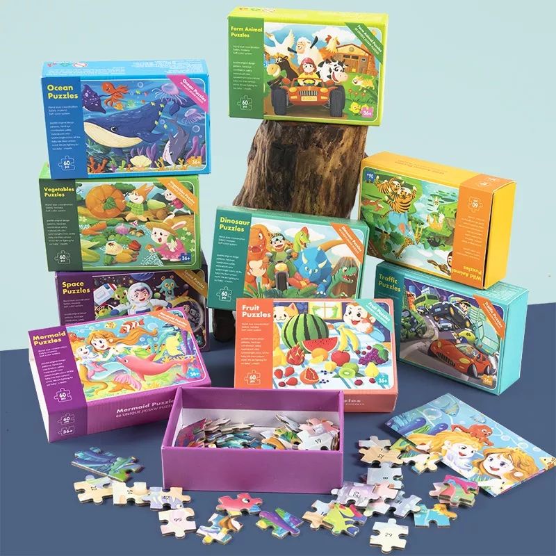 BIANCA - Mainan Edukasi Puzzle Kayu 60 Keping