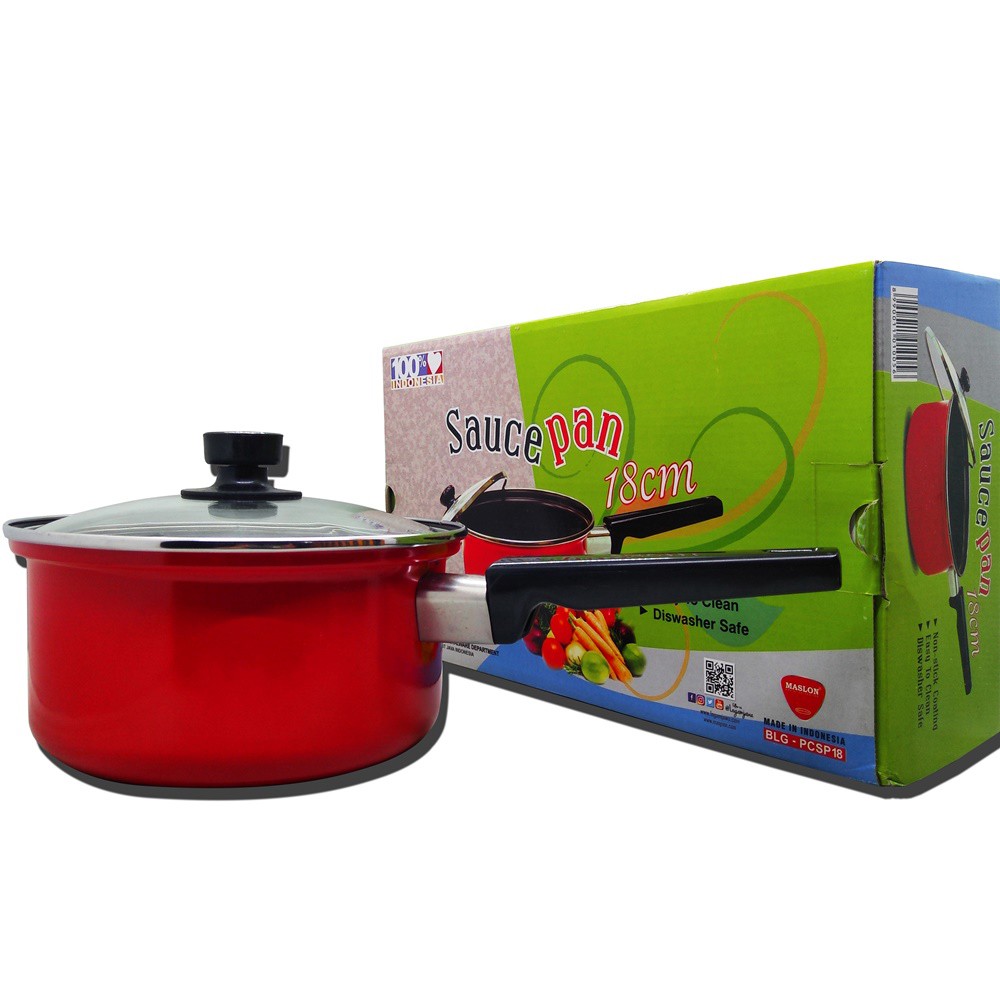 Maspion panci susu anti lengket saucepan 18 cm