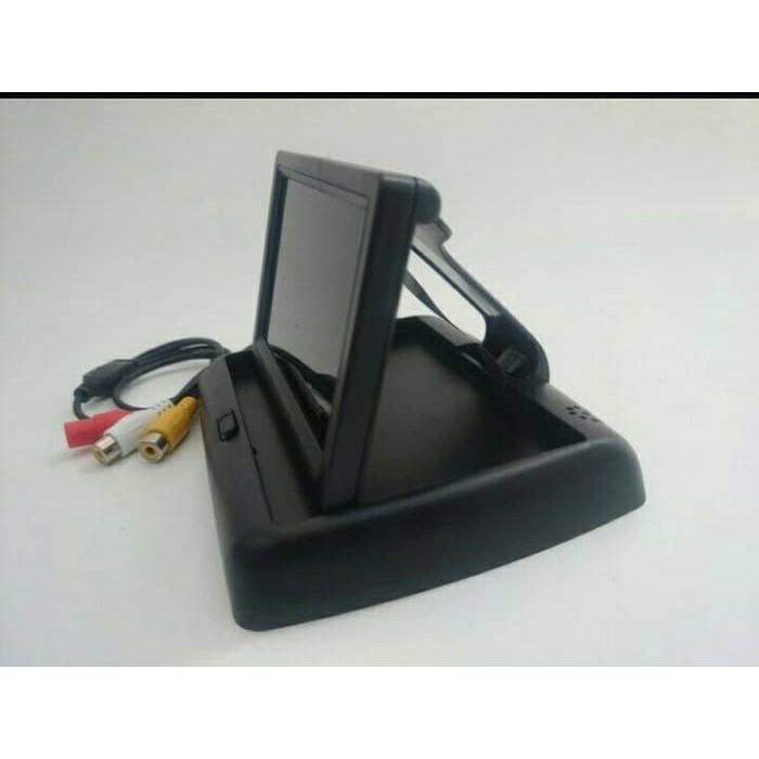 Layar Monitor Mobil Rear View Parkir Mobil TFT LCD Model Lipat