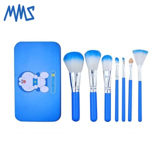 Image of thu nhỏ Brush make up kit set 7 in 1/Brush make up travel mini/kuas makeup kaleng doraemon/makeup brush kit set 7 in 1 #1