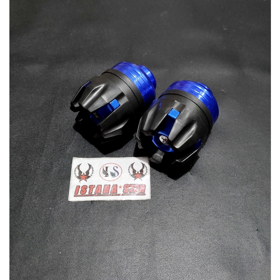 proguard robot stang + jalu as roda depan universal BIRU