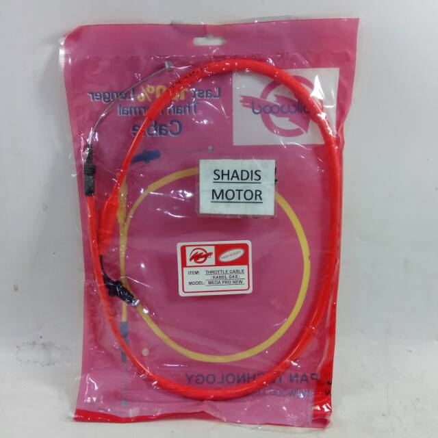 Kabel Gas Motor Warna Merk Willwood Warna Red Motor Mega Pro