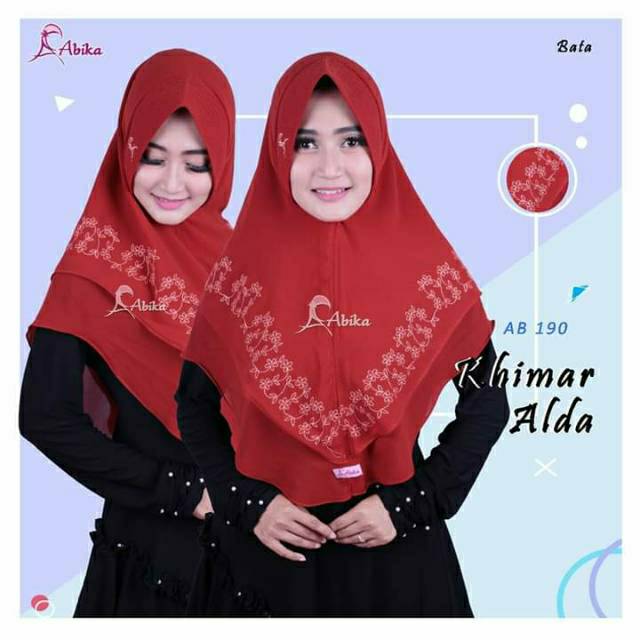 KHIMAR ALDA ABIKA HIJAB BRANDED JILBAB ARTIS JILBAB ABIKA