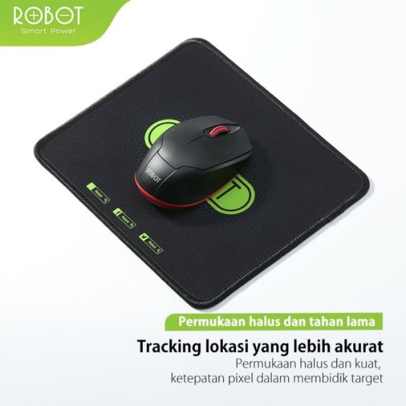 MOUSEPAD ANTI SLIP WITH SOFT SURFACE MOUSEPAD GAMEN MP01-ROBOT RP01 GARANSI RESMI ORI