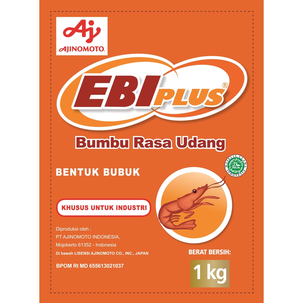 

Ajinomoto Ebiplus Bumbu Olahan Udang 1KG