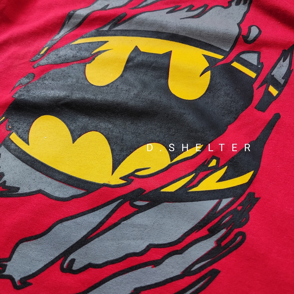 BAJU ANAK DEADLINE MERAH BATMAN/ d.shelter