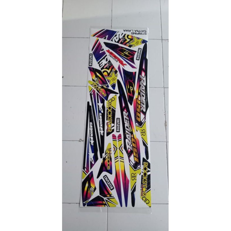 striping satria fu 2008 - satria fu barong