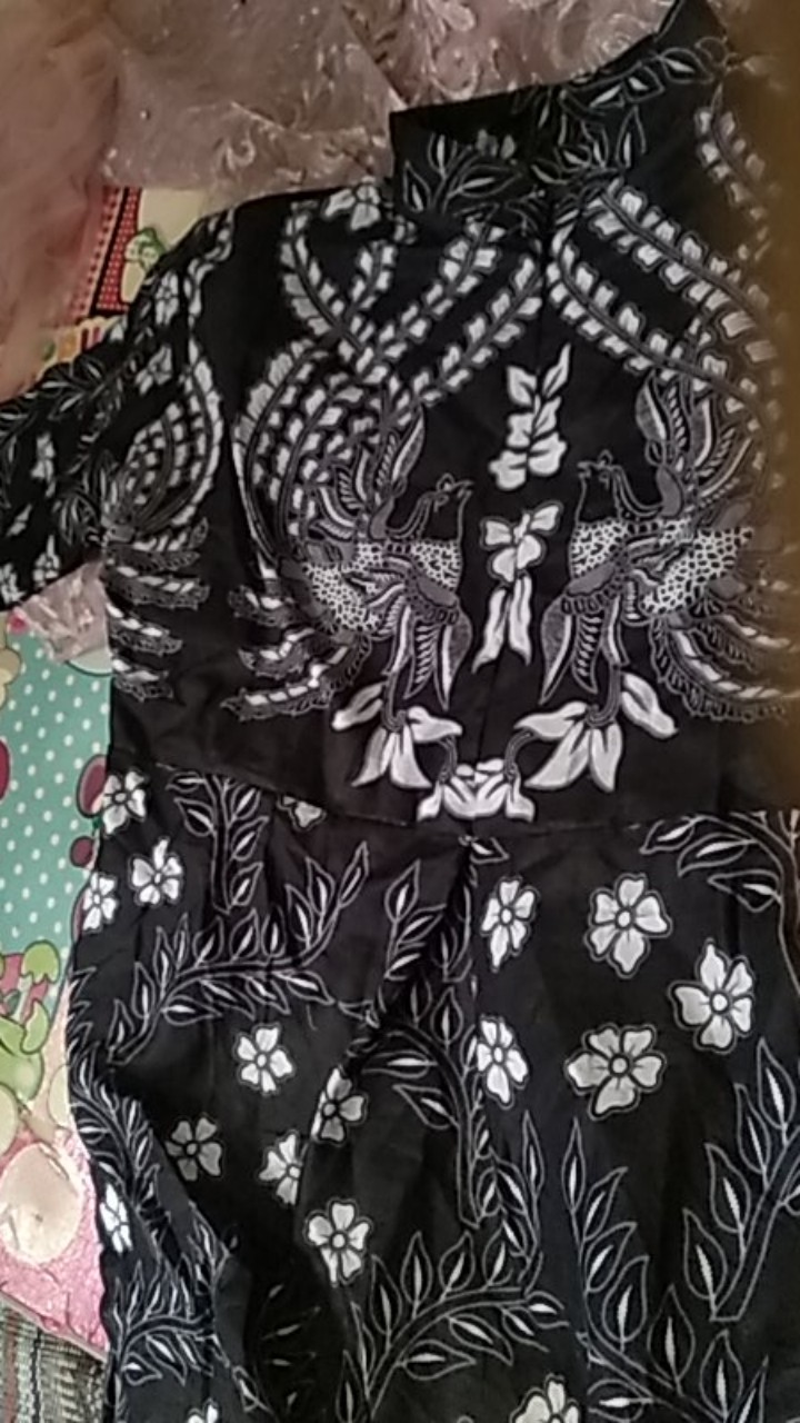 Batik Couple / Batik Couple Keluarga / Gamis Jumbo / Couple Keluarga / Manuk Tarung Abu