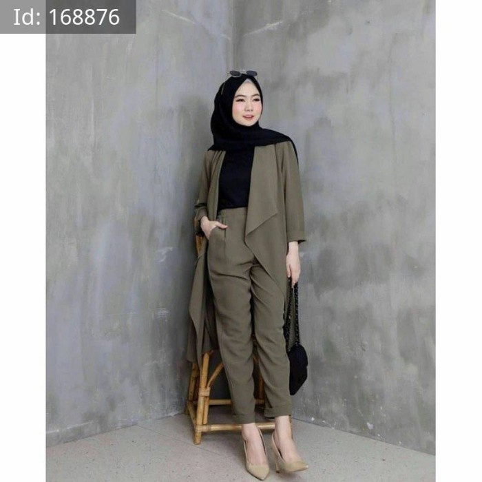 SETELAN WANITA ARZILLA || SETELAN CELANA BAJU REMAJA