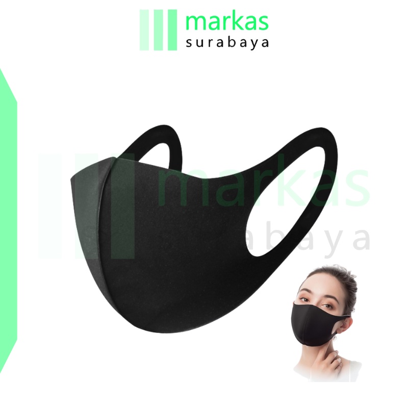 MARKAS MS01 Masker Scuba Kain Dewasa Dan Anak Warna Polos Earloop