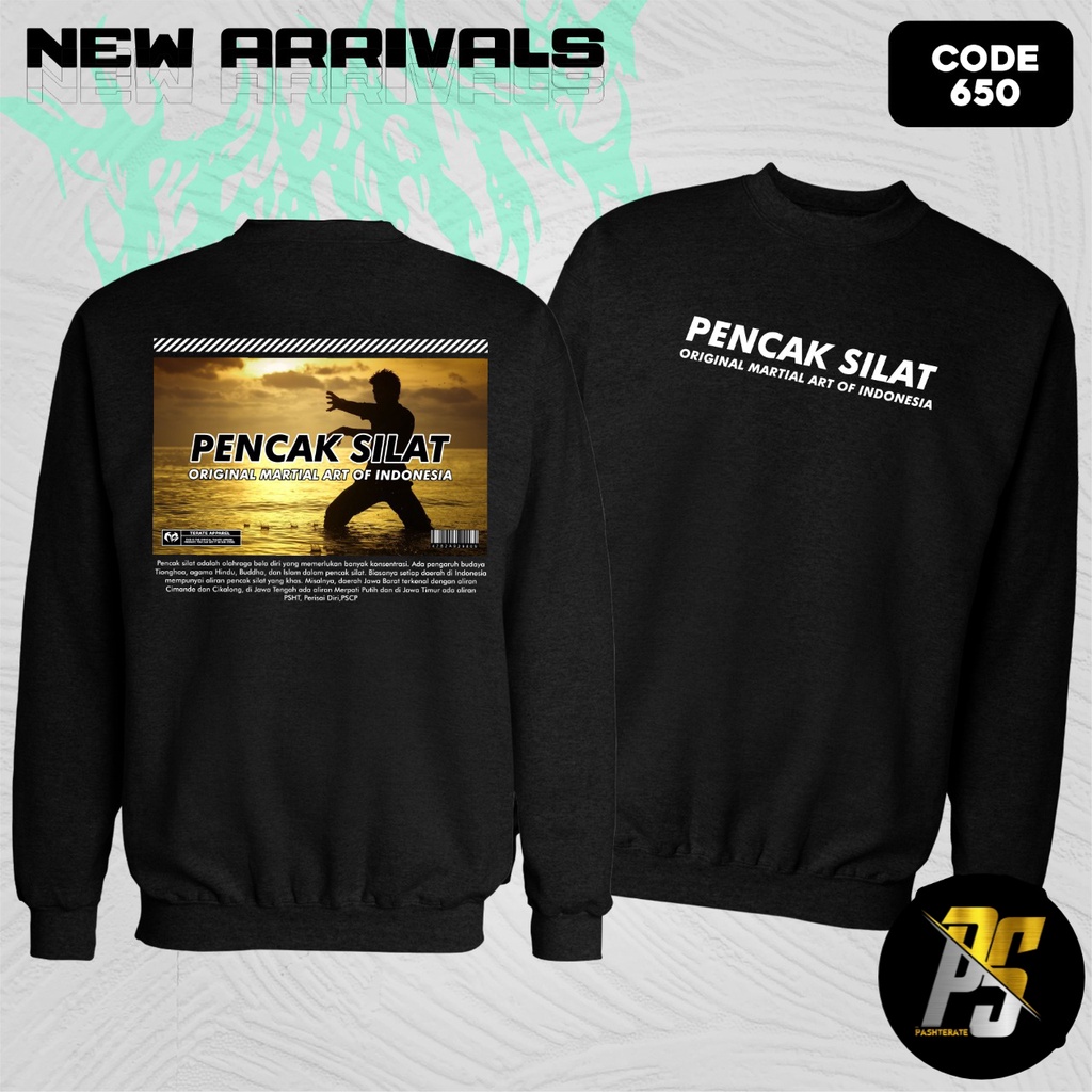 Sweater Pencak Silat Indonesia Berbahan Kain Caton Premium