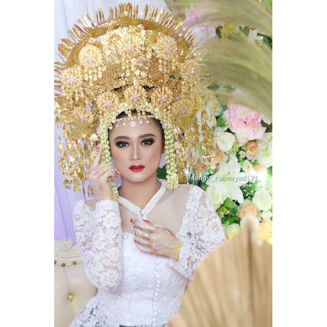 Sunting minang/sunting padang/ Suntiang minang /Suntiang Padang mahkota pengantin Bulek Besar