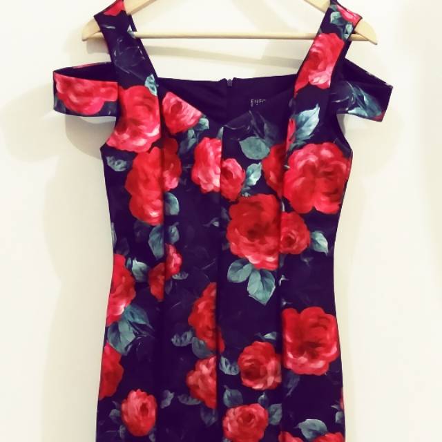 Floral Bodycon Tube Dress