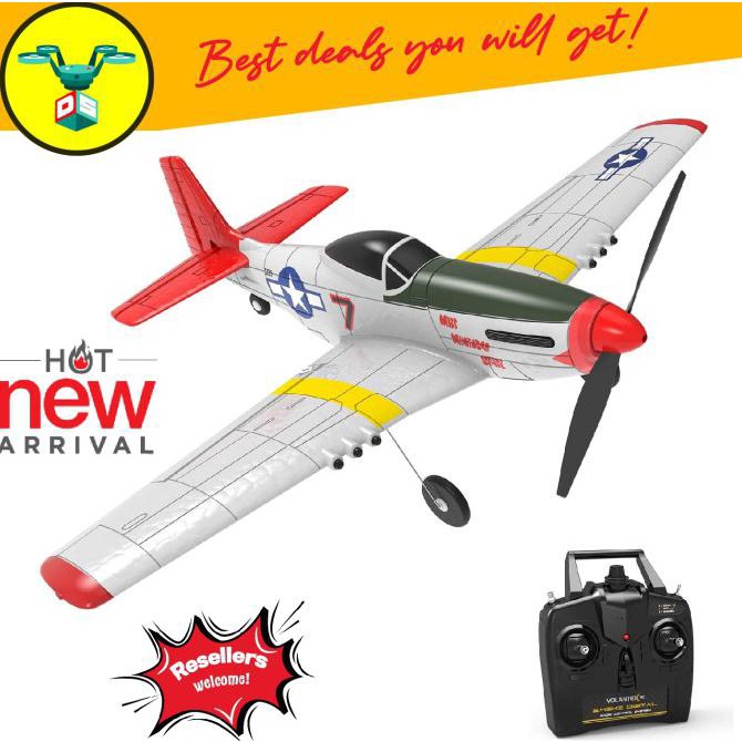FLY P51 MUSTANG RC PLANE WITH GYRO 