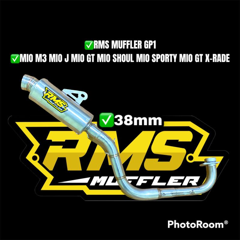 KNALPOT MIO SPORTY MIO J MIO M3 MIO GT MIO SHOUL X RADE BULAT BEST RMS MUFFLER ORIGINAL DIAMETER 38M