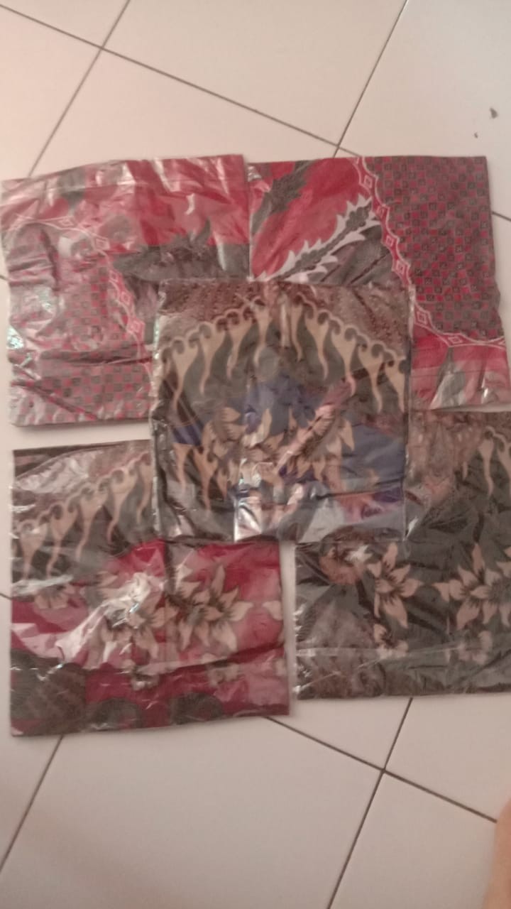 Kemeja Hem Batik Terviral Top 1 Di Shopee Original No Kw Ready Seragam Harga Grosir