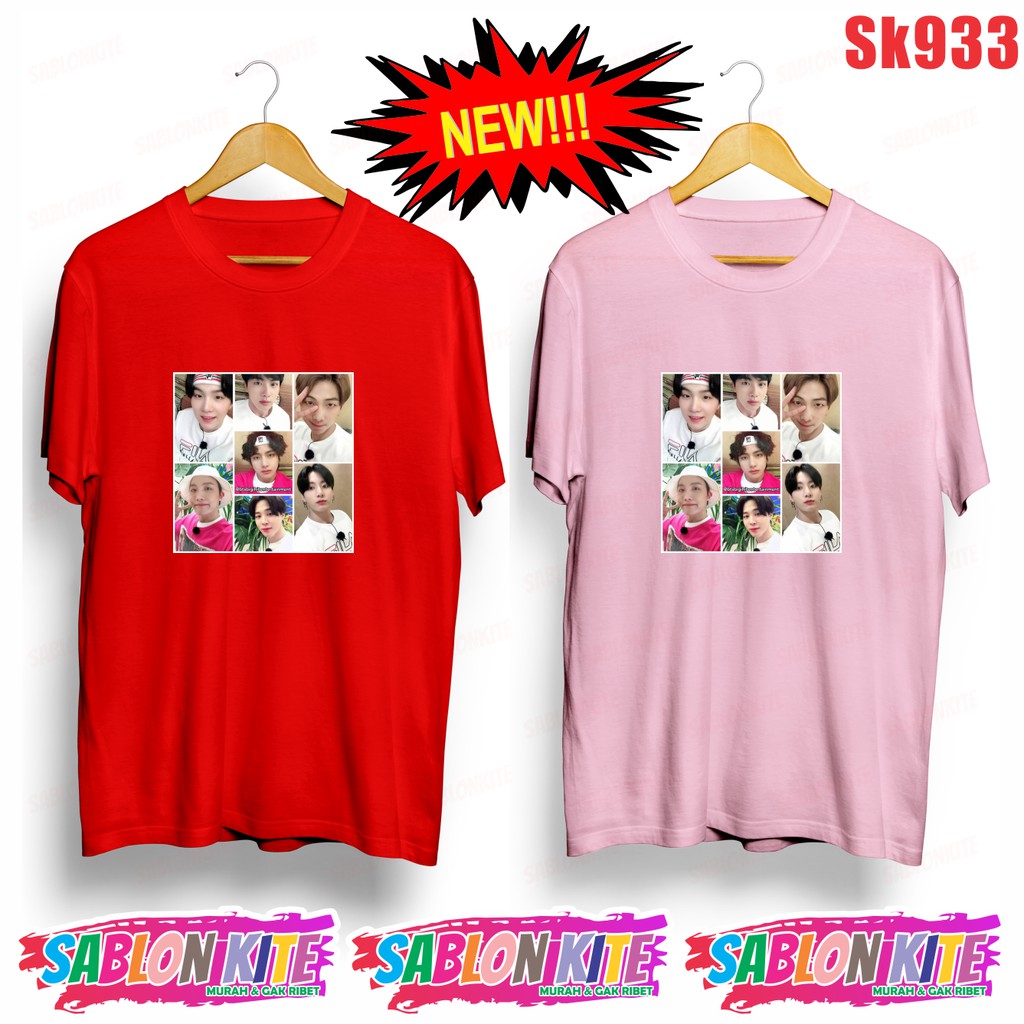 MURAH!!! KAOS KPOP MEMBER SK933 UNISEX COMBED 30S