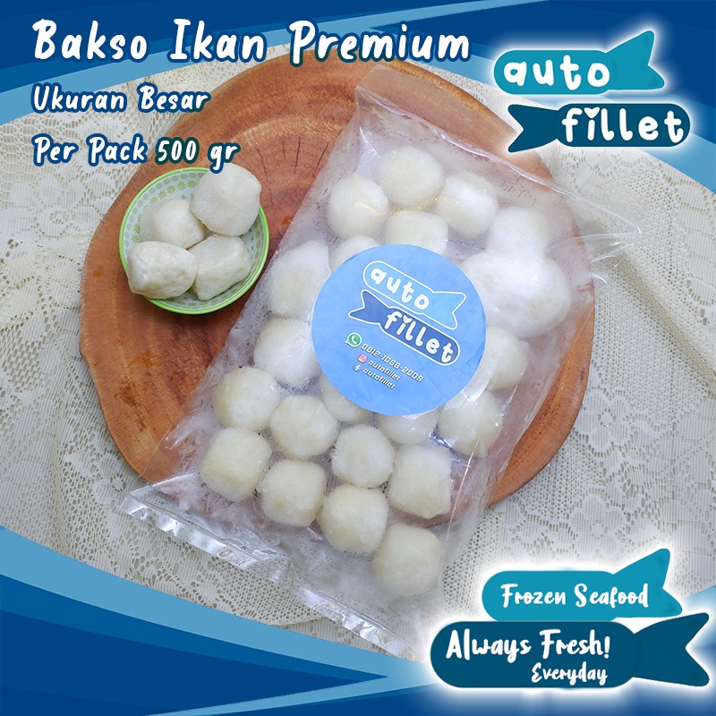 

BAKSO IKAN L SIZE FROZEN FRESH KUALITAS PREMIUM MURAH GRAB GOSEND