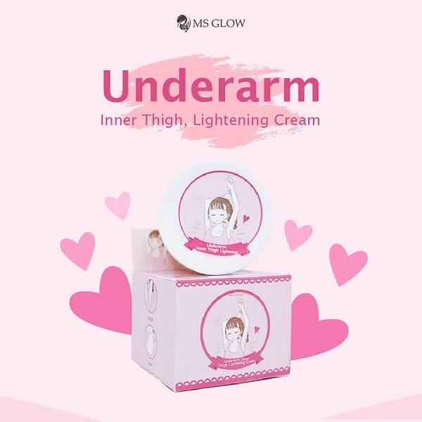 MS GLOW UNDERARM CREAM/ UNDERARM MS GLOW BPOM/ CREAM LIPATAN MS GLOW