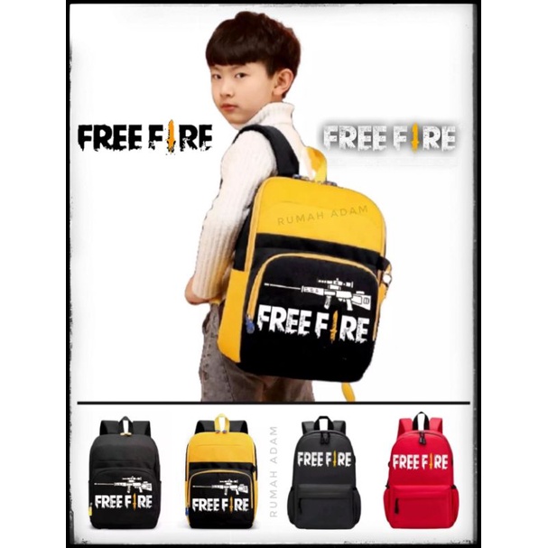 TAS RANSEL SEKOLAH FREE FIREE-TAS ANAK FF-FREE FIRE