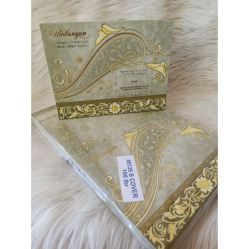 ERBA 88126 Blangko Kosong Undangan, Undangan Pernikahan Murah
