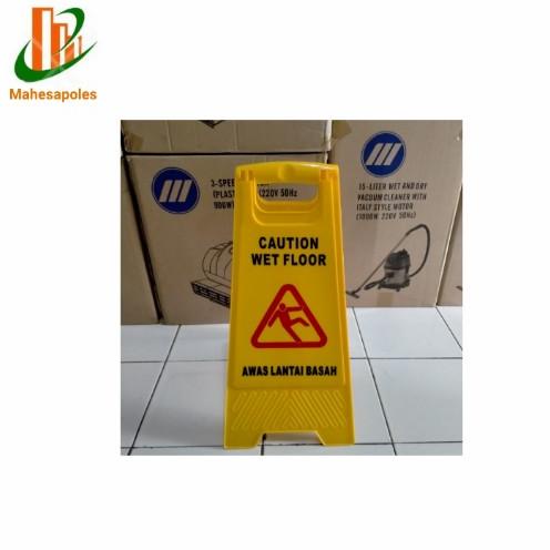 Jual Warning Sign Caution Wet Floor Sign Shopee Indonesia