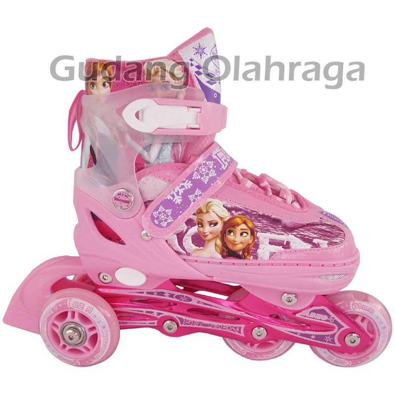 Sepatu Roda BAJAJ FROZEN / Inline Skate Karakter FROZEN Model BAJAJ
