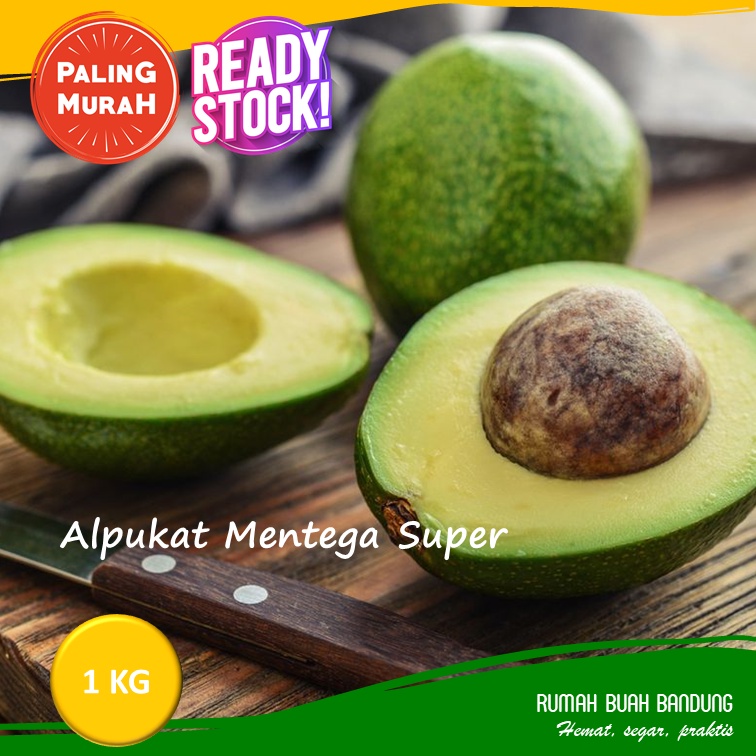 Alpukat Mentega Super 1kg (Matang &amp; Mentah)