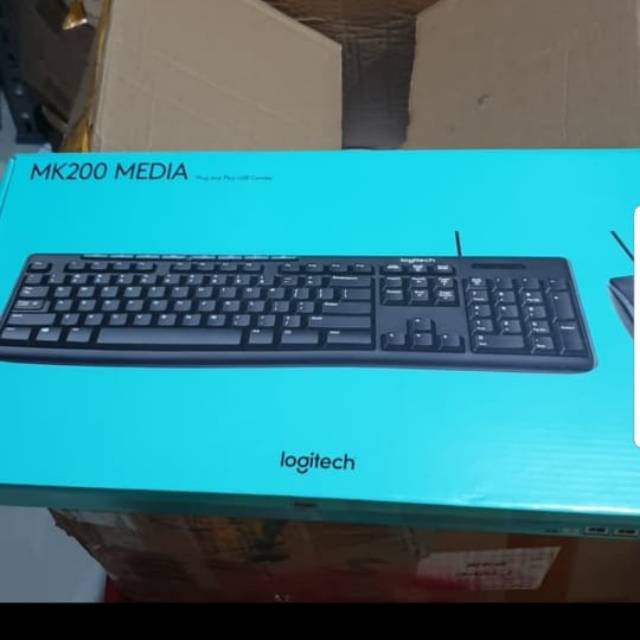 Mouse+Keyboard LOGITECH MK200 ORIGINAL BERKUALITAS