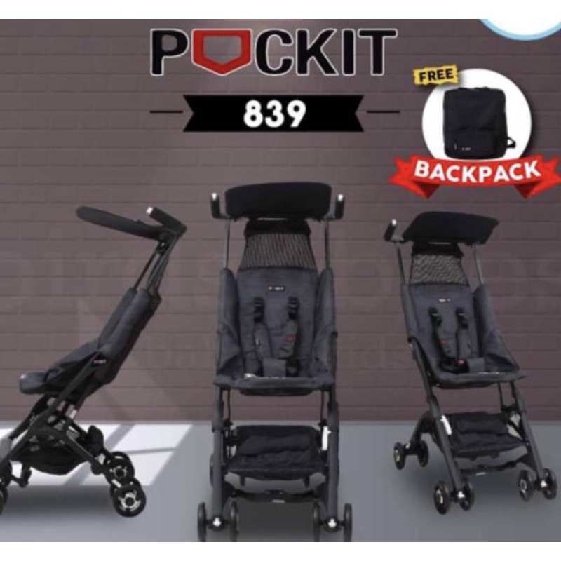 Jual Stroller pockit cocolatte 