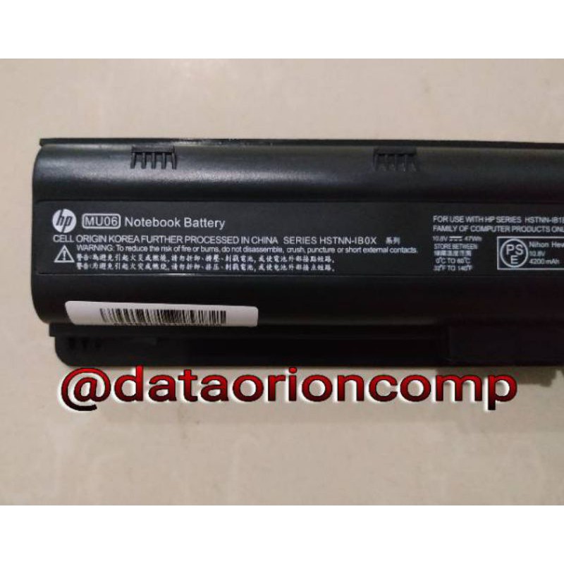 Baterai Battery HP Compaq &amp; Pavilion CQ32 CQ42 CQ43 CQ430 G4 G32 G42 430 431 435 DM4 1000 MU06