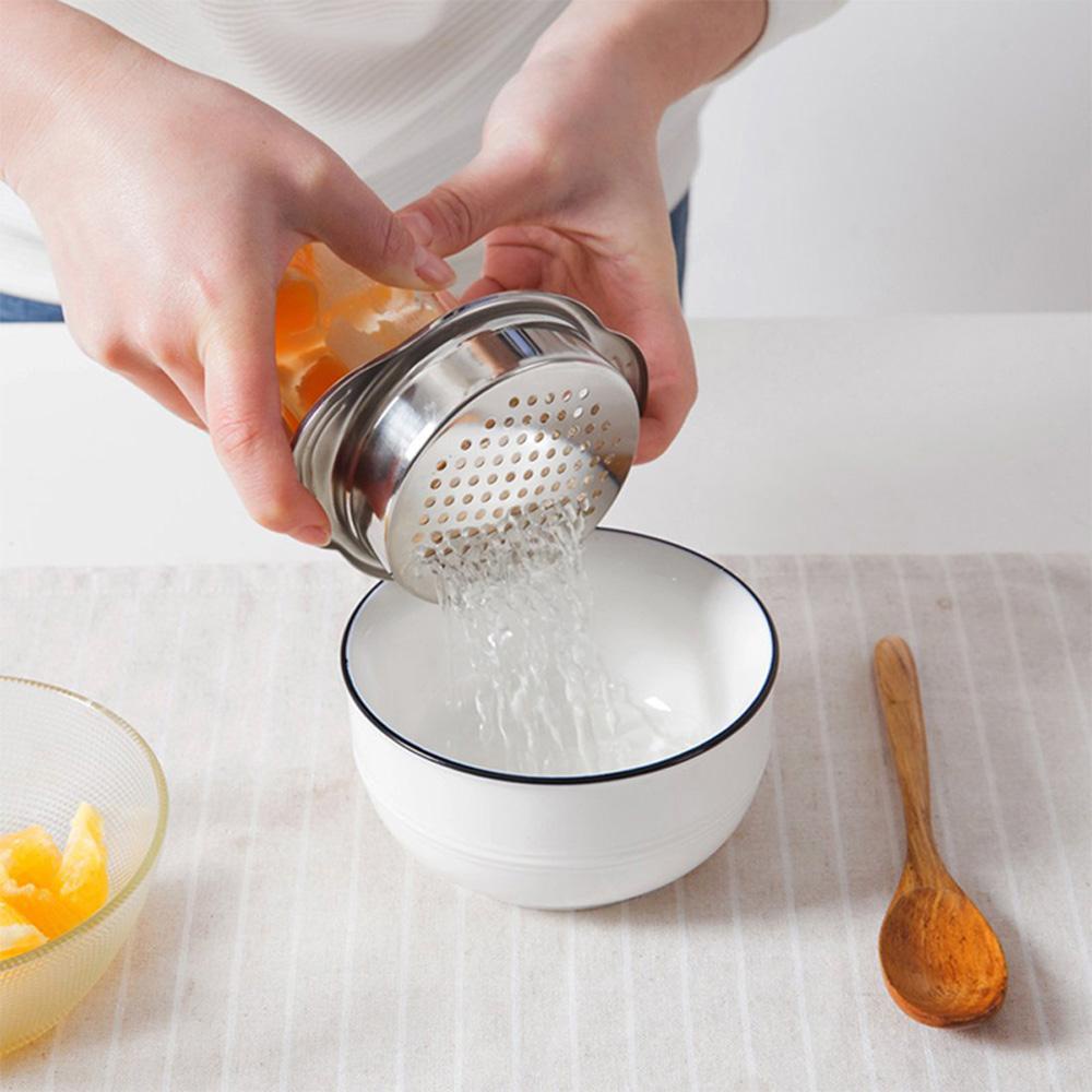 [Elegan] Saringan Kaleng Makanan Universal Unik Remover Filter Kichen Tool Drainer Bisa Colander