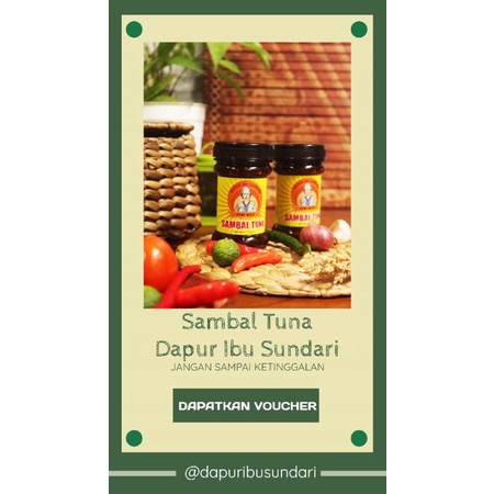 

sambal ikan tuna suwir asap pedas mantul kemasan botol 150gram