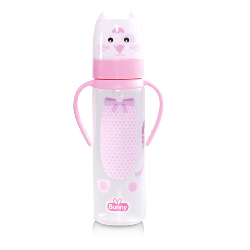 Lusty Bunny Feeding Bottle with HANDLE BOTOL SUSU ANAK BAYI 120 ml 250 ml Lustybunny