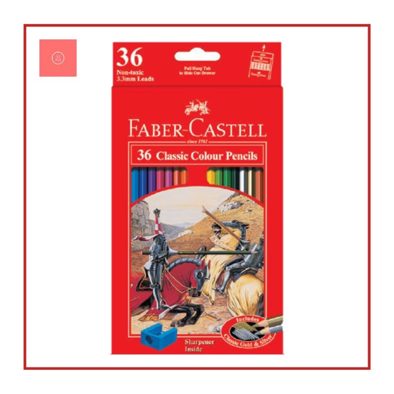 

Faber-Castell 36 Pensil Warna Classic