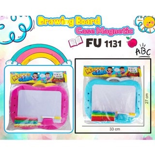 MAINAN EDUKASI PAPAN TULIS GAMBAR MAGNET GAME FU1131 DRAWING BOARD