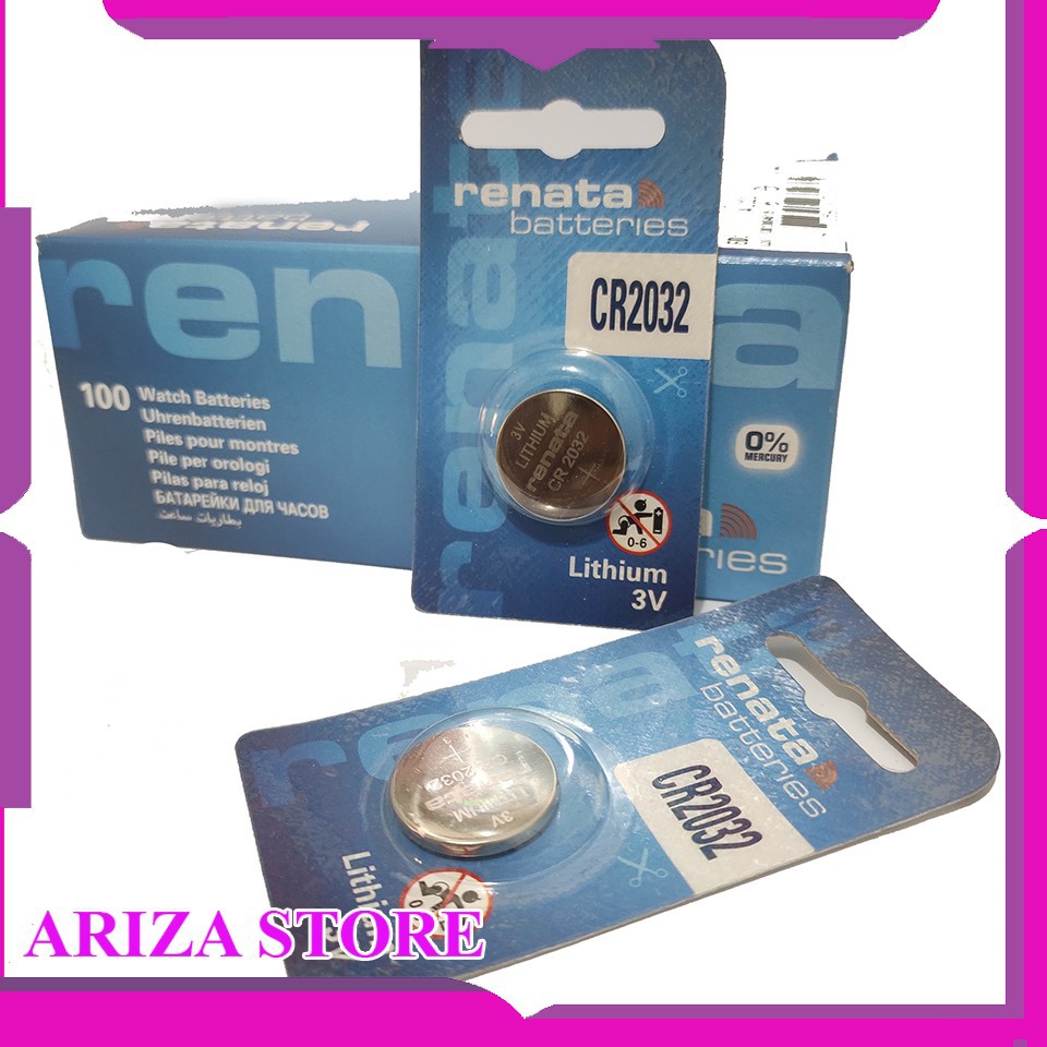 Baterai Renata CR 2032 CR-2032 Original Baterai Jam Tangan