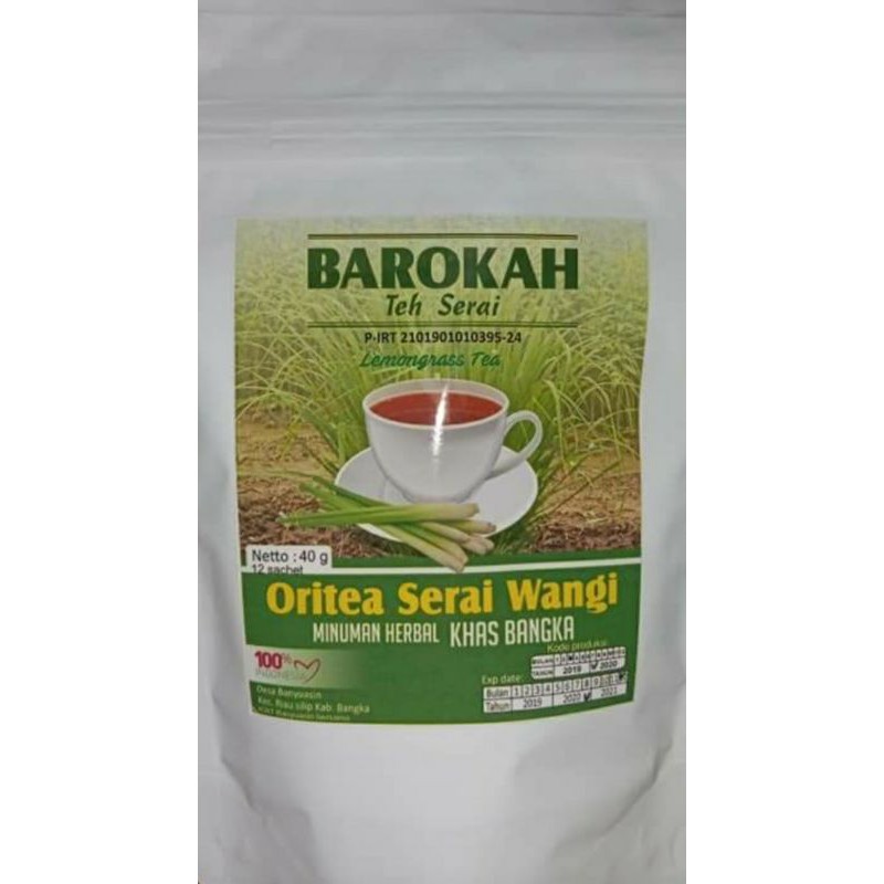 

Teh Celup Oritea Serai Wangi Khas Bangka Belitung