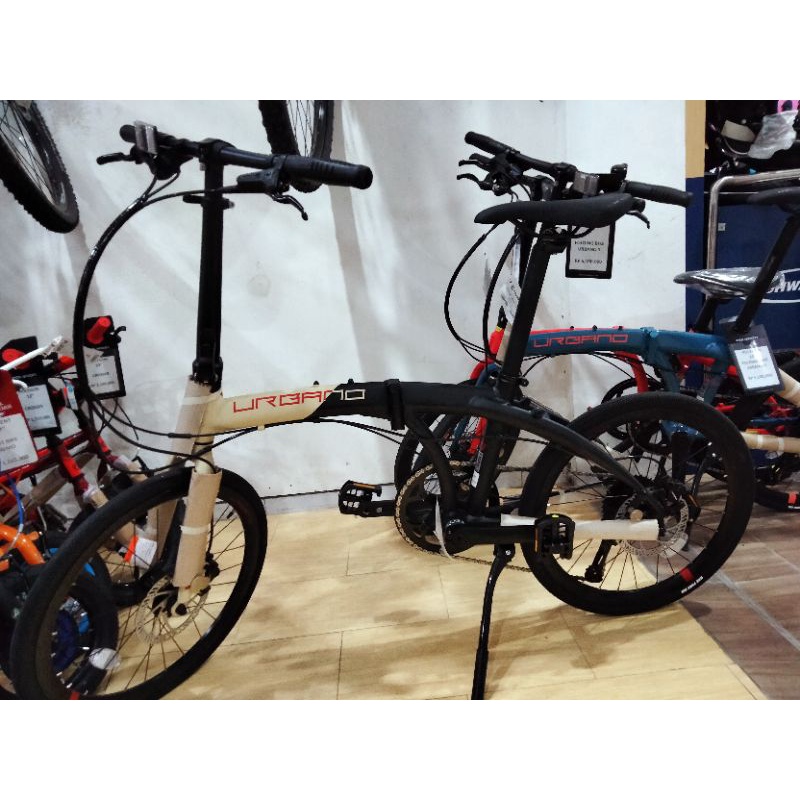 sepeda lipat folding bike polygon urbano 5 1x9 speed - new in the box original