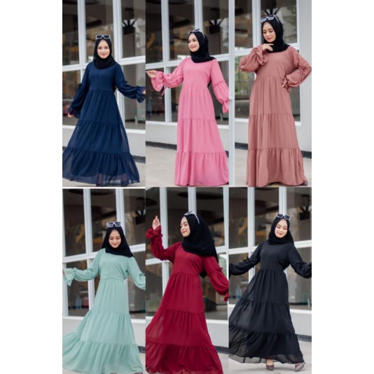 GAMIS LESTY ORI LZ HIJAB COLLECTION