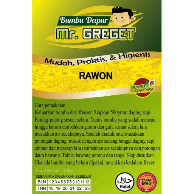 

Mr. Greget Bumbu Rawon