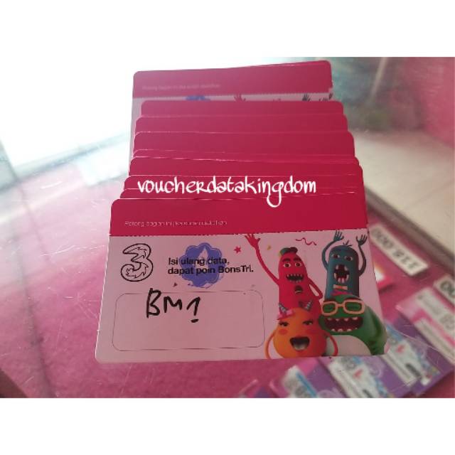 Voucher Tri BM 1 ( Lokal Palembang )